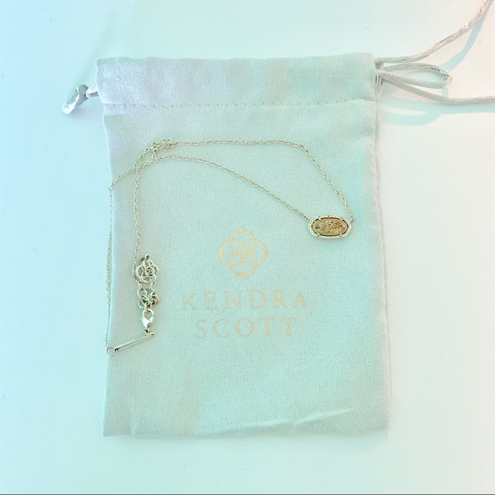 KENDRA SCOTT Elisa Pendant white & rose gold